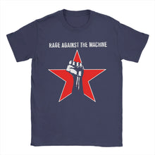 Load image into Gallery viewer, Rage Against the Machine T Shirts for Men 100% Cotton Unique T-Shirt Round Neck  Tee Shirt Short Sleeve Clothes Big Size
