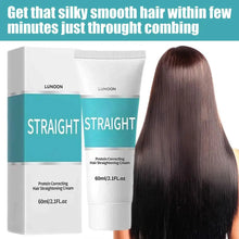 Load image into Gallery viewer, 60ml Keratin Hair Straightening Cream Professional Damaged Treatment Faster Smoothing Curly Hair Care Protein Correction Cream
