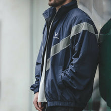 Load image into Gallery viewer, Reflective Hooded Bomber Jacket
