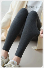 Load image into Gallery viewer, Pure Cotton Leggings Women Autumn Large Size High Waist Tight Nine-point Thickened Small Feet Make Them Look Slim Warm Pants
