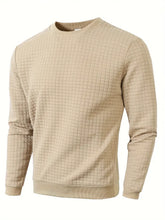 Load image into Gallery viewer, Modern Jacquard Crewneck Knit Pullover
