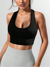 Load image into Gallery viewer, Sports Bras Workout Training Brassiere Seamless Removable Padding Bralette Summer Gym Crop Tops Outdoor Casual
