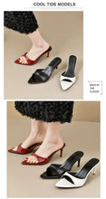 Load image into Gallery viewer, Women's High Heels Summer Slippers Women Sandals Fashion Classic Pointy Open Toe Stiletto Heels Sexy 2026 High-heeled Slippers
