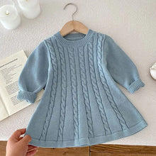 Load image into Gallery viewer, Knitted Princess Party Girls Dress
