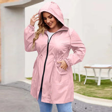 Load image into Gallery viewer, Women Trench Coat New Spring Autumn Jacket Casual Long Sleeve Hooded Mid Long Windbreaker Female Overcoat High-Quality Coats
