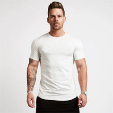 Load image into Gallery viewer, Men's Muscle Sports T-Shirts Fashion Tees Tops Short Sleeve Athletic Workout Gym Clohting Slim Fit T Shirts for Men
