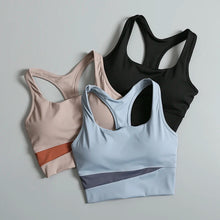 Load image into Gallery viewer, Sports bras and underwear for women in summer new running vest style external wear anti-shock and anti-sagging gym beauty back
