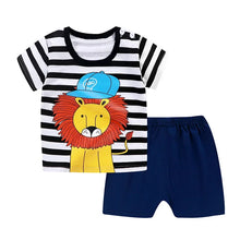 Load image into Gallery viewer, Plaid Summer Baby Outfit Set
