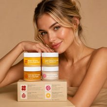 Load image into Gallery viewer, Skincare Set Day Night Cream Eye Cream Face Scrub Moisturizing Revitalizing Firming Radiance Glow Hydrating Routine
