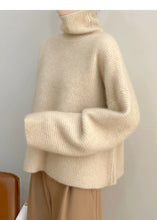 Load image into Gallery viewer, Elegant Merino Turtleneck Knit Sweater
