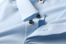 Load image into Gallery viewer, Classic Men Short Sleeve Polo Shirt 100% Mercerized Cotton Breathable Summer Golf Business Casual Athletic Tops
