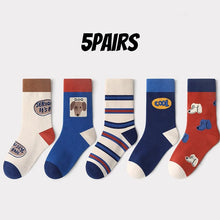 Load image into Gallery viewer, Puppy Cartoon Kids Sock Set

