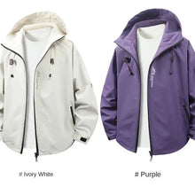 Load image into Gallery viewer, Modern Hooded Zipper Trench Coat
