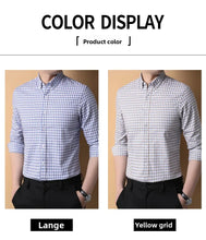 Load image into Gallery viewer, Premium Cotton Checkered Slim Shirt
