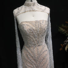 Load image into Gallery viewer, Sharon Said 2026 Luxury Evening Party Gowns Women' s Wedding Prom Dresses with Flowing Sleeves Elegant Mermaid SS663 Customized
