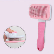 Load image into Gallery viewer, Pet massage comb, fur grooming brush, easily remove shedding undercoat of cats and dogs with one click
