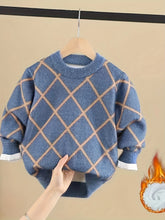 Load image into Gallery viewer, Warm Fleece Lined Boys Sweater
