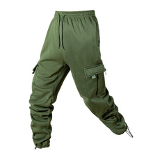Load image into Gallery viewer, Men's Joggers Pants Loose Drawstring Long Pants Men Multi-pocket Sweatpants Casual Cargo Trousers For Men Fitness
