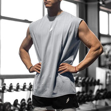 Load image into Gallery viewer, NEW Summer Fitness Sports Tank Top Men Breathable Loose Mesh Training Sleeveless T-shirt Quick Drying vest male Fitness Clothing
