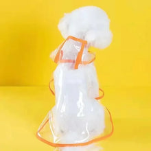 Load image into Gallery viewer, Pet Dog Puppy Transparent Rainwear Raincoat Pet Hooded Waterproof Jacket Clothes Soft PVC Small Dogs Raincoat Puppy Rain Poncho
