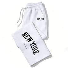 Load image into Gallery viewer, NEW YORK Printed Jogger Pants for Men &amp; Women High Quality Breathable Sweatpants for Running Casual Wear
