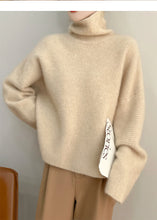 Load image into Gallery viewer, Elegant Merino Turtleneck Knit Sweater
