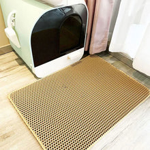Load image into Gallery viewer, Pet Cat Litter Mat Waterproof Double Layer Cat Litter Trapping Pet Litter Box Mat Clean Pad Products For Cats Accessories
