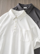 Load image into Gallery viewer, Heavyweight Cotton Pocket Summer Polo
