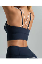 Load image into Gallery viewer, Women's set, slim fit yoga set, high-intensity exercise set, high elasticity, breathable fitness yoga suit
