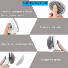 Load image into Gallery viewer, Pet Dog Brush Cat Comb Self Cleaning Pet Hair Remover Brush For Dogs Cats Grooming Tools Pets Dematting Comb Dogs Accessories
