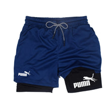 Load image into Gallery viewer, Summer Breathable Two-in-one Double-layer Shorts Men's Elastic Compression Shorts Quick-drying Multi-functional Shorts M-3XL
