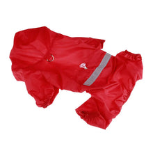 Load image into Gallery viewer, Overalls Style Puppy Rain Coat
