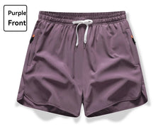 Load image into Gallery viewer, New Men's Sports Casual 3/4 Shorts With Ice Silk Lightweight Sweat-absorbing Outdoor Quick Drying Running Fitness Loose Pants
