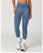 Load image into Gallery viewer, Solid Color Women Yoga Pants High Waist Stretch Gym Leggings Fitness Running Trousers
