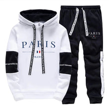 Load image into Gallery viewer, Men's Tracksuit 2 Pcs Sets Print Casual Hooded Sweatshirts Outdoors Sports Jogging Clothing Classic Fashion Single Hoodie Pants
