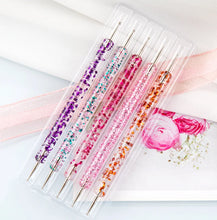 Load image into Gallery viewer, Nail Art Brushes Nail Art Tool Set Nail Dotting Tools Nail Dust Brush Striping Long Lines Nail Drawing Pen Nail Design
