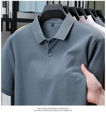 Load image into Gallery viewer, Men's 100% Cotton Polo Shirt - Summer Casual Breathable Tee,19 Colors,Ideal for Golf and Sports,Business Casual,Silk-Like Finish
