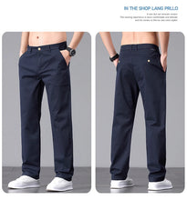 Load image into Gallery viewer, Stretch Cotton Straight Golf Trousers
