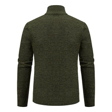 Load image into Gallery viewer, Stand Collar Fleece Zip Cardigan
