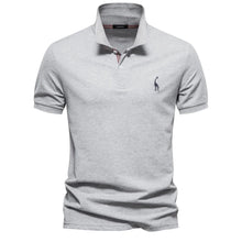 Load image into Gallery viewer, AIOPESON Brand Men's Polo Shirts Cotton Polo Shirts for Men Short Sleeve High Quantity Solid Polo Men New Summer Clothing
