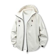 Load image into Gallery viewer, Modern Hooded Zipper Trench Coat
