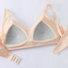 Load image into Gallery viewer, Cotton Sports Training Bras Casual Back Buckle Teenage Lingerie No Steel Rings Sports Bra Elastic Breathable Student Underwear
