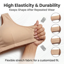 Load image into Gallery viewer, Sports Bra for Women Minimizer Support Front Closure Posture Corrector Shaper Push Up Yoga Fitness Running Padded Bralette
