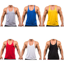 Load image into Gallery viewer, New Style Jogger Gym Singlet Training Bodybuilding Tank Top Vest Shirt Sleeveless Fitness Cotton Shirt For Men

