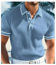 Load image into Gallery viewer, Men's Summer New Short-sleeved Lapel Casual Business Dress POLO Breathable Beach Sports Top
