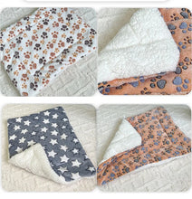 Load image into Gallery viewer, Flannel Pet Sleeping Mat Dog Bed Cat Litter Puppy Bed Dog Sofa Lovely Mattress Cushion for Small Large Dog Blanket For Winter
