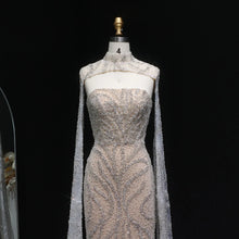 Load image into Gallery viewer, Sharon Said 2026 Luxury Evening Party Gowns Women' s Wedding Prom Dresses with Flowing Sleeves Elegant Mermaid SS663 Customized
