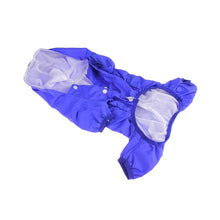 Load image into Gallery viewer, Pet Dog Raincoat Waterproof Puppy Cat Rain Coat Jacket Hooded Outdoor Rainwear Jumpsuit Clothes Small Medium Dogs Apparel
