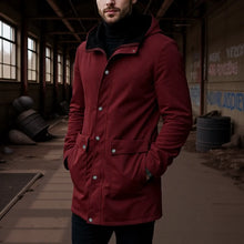 Load image into Gallery viewer, Long Zippered Casual Trench Coat
