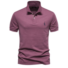 Load image into Gallery viewer, AIOPESON Brand Men's Polo Shirts Cotton Polo Shirts for Men Short Sleeve High Quantity Solid Polo Men New Summer Clothing
